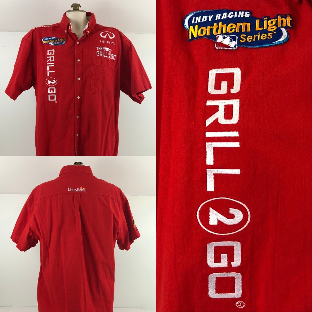 Cheever Indy Racing Racing Crew Button Shirt